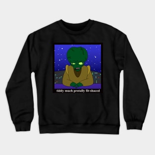 Drunken Alien News Anchor Crewneck Sweatshirt